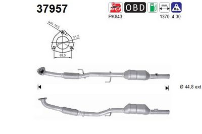 Catalytic Converter AS 37957