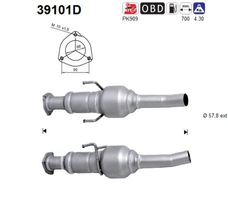 AS 39101D Catalytic Converter