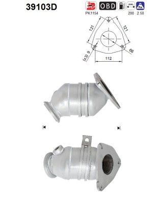 AS 39103D Catalytic Converter