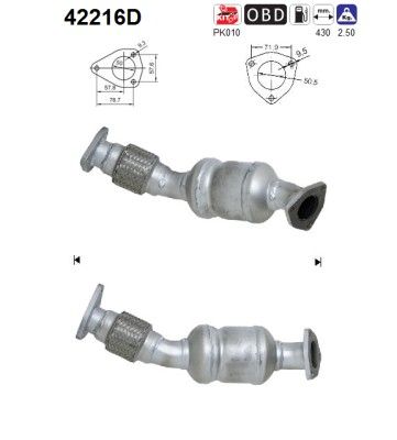 Catalytic Converter AS 42216D