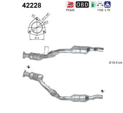 Catalytic Converter AS 42228