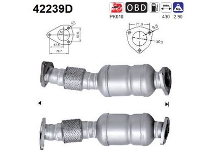 Catalytic Converter AS 42239D