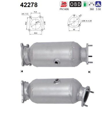 Catalytic Converter AS 42278