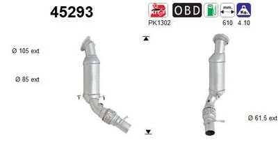 Catalytic Converter AS 45293