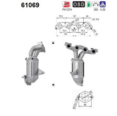 Catalytic Converter AS 61069