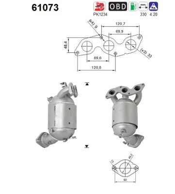 AS 61073 Catalytic Converter