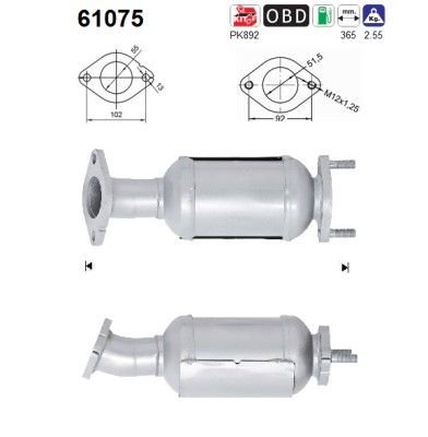 AS 61075 Catalytic Converter
