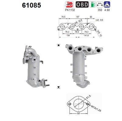 AS 61085 Catalytic Converter