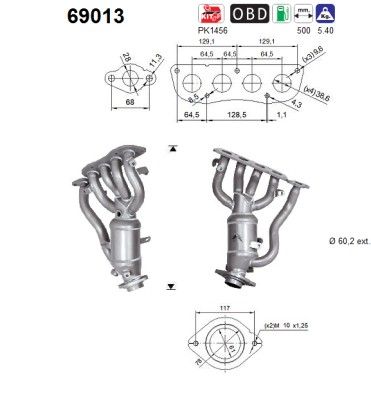 Catalytic Converter AS 69013