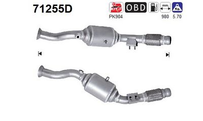 Catalytic Converter AS 71255D