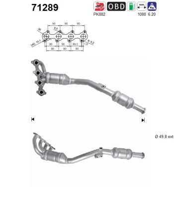 AS 71289 Catalytic Converter