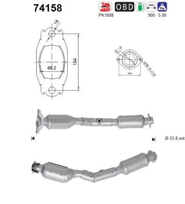 AS 74158 Catalytic Converter