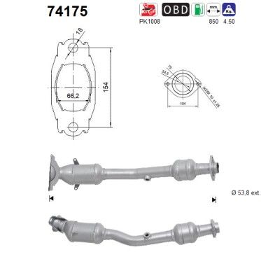 AS 74175 Catalytic Converter