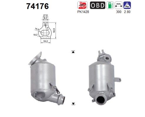 AS 74176 Catalytic Converter