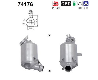 Catalytic Converter AS 74176