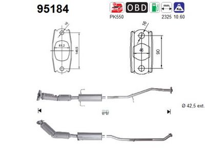 Catalytic Converter AS 95184