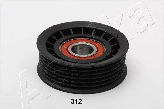 ASHIKA 129-03-312 Deflection/Guide Pulley, V-ribbed belt