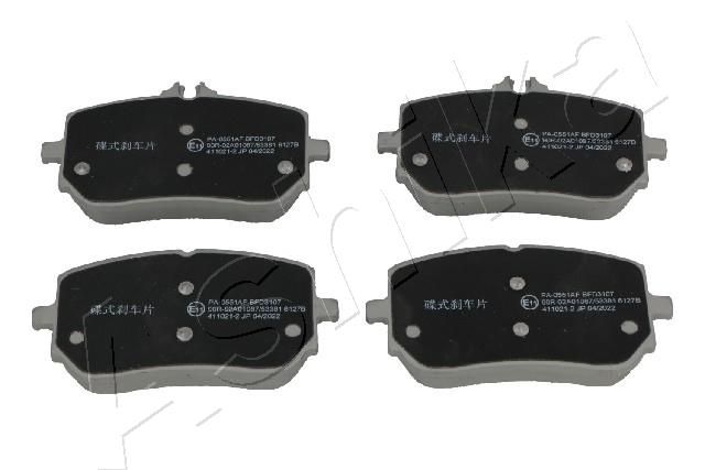 ASHIKA 50-00-0551 Brake Pad Set, disc brake