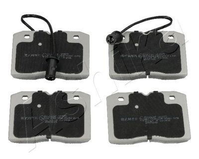 Brake Pad Set, disc brake ASHIKA 50-00-016