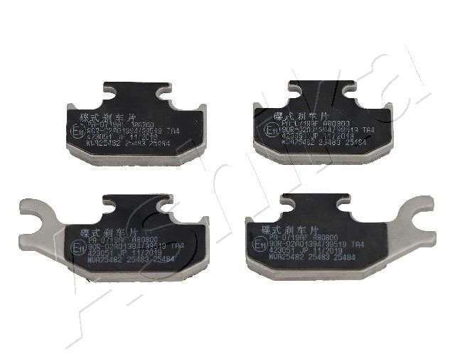 ASHIKA 50-00-0719 Brake Pad Set, disc brake