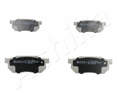 Brake Pad Set, disc brake ASHIKA 50-04-414