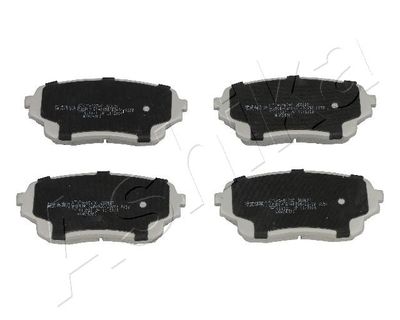 Brake Pad Set, disc brake ASHIKA 50-08-807