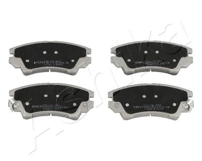 Brake Pad Set, disc brake ASHIKA 50-0W-W16