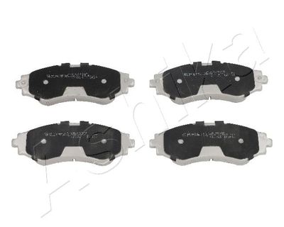 Brake Pad Set, disc brake ASHIKA 50-W0-003