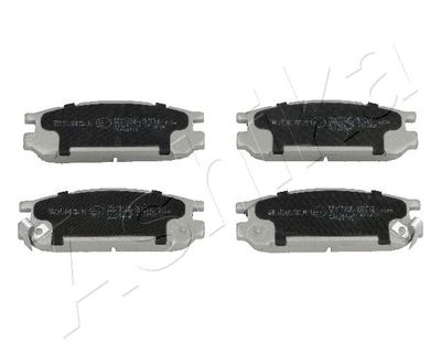 Brake Pad Set, disc brake ASHIKA 51-07-701