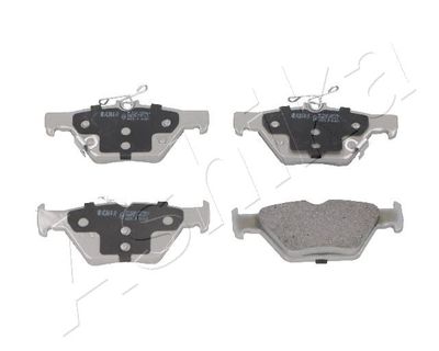 Brake Pad Set, disc brake ASHIKA 51-07-706