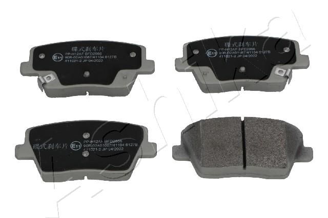 ASHIKA 51-0H-H12 Brake Pad Set, disc brake