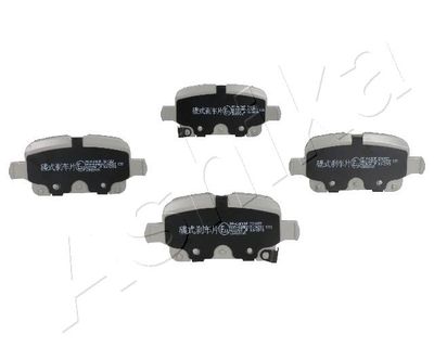 Brake Pad Set, disc brake ASHIKA 51-00-0400