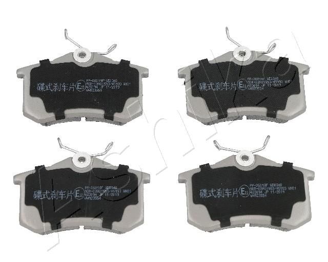 ASHIKA 51-00-0901 Brake Pad Set, disc brake