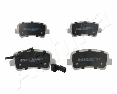 Brake Pad Set, disc brake ASHIKA 51-01-108