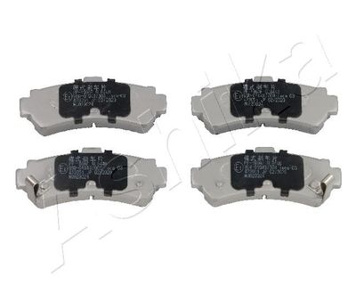 Brake Pad Set, disc brake ASHIKA 51-01-196