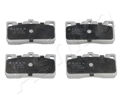 Brake Pad Set, disc brake ASHIKA 51-02-202