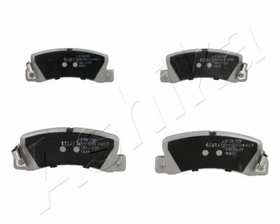 Brake Pad Set, disc brake ASHIKA 51-02-213