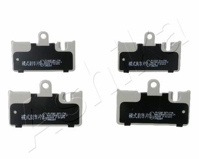 Brake Pad Set, disc brake ASHIKA 51-02-222