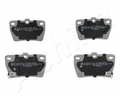 Brake Pad Set, disc brake ASHIKA 51-02-256