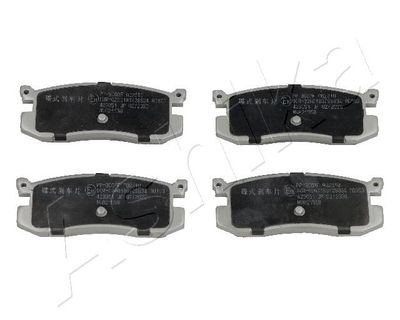 Brake Pad Set, disc brake ASHIKA 51-03-306