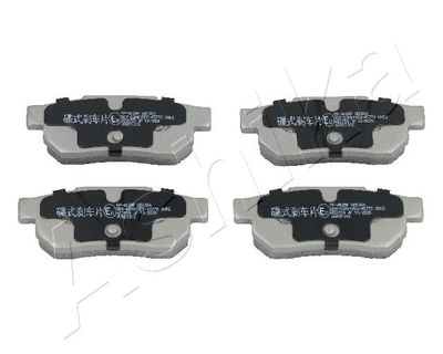 Brake Pad Set, disc brake ASHIKA 51-04-402