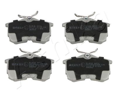 Brake Pad Set, disc brake ASHIKA 51-04-407