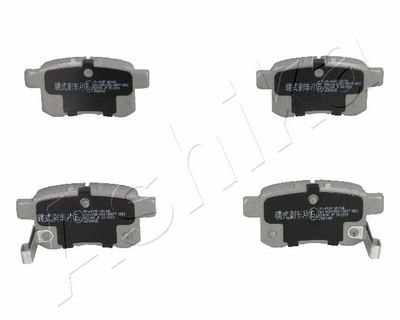 Brake Pad Set, disc brake ASHIKA 51-04-410