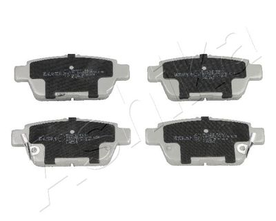 Brake Pad Set, disc brake ASHIKA 51-04-412