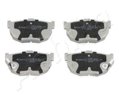 Brake Pad Set, disc brake ASHIKA 51-05-595