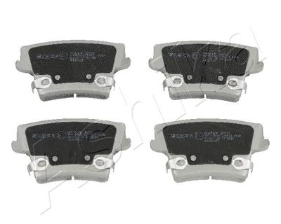 Brake Pad Set, disc brake ASHIKA 51-09-902