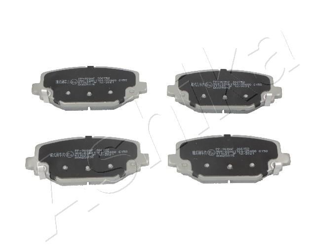 ASHIKA 51-09-908 Brake Pad Set, disc brake
