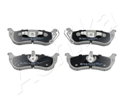 Brake Pad Set, disc brake ASHIKA 51-09-912