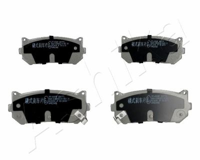 Brake Pad Set, disc brake ASHIKA 51-0K-K00