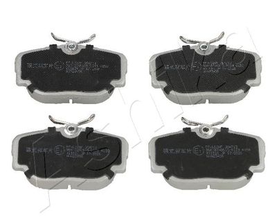 Brake Pad Set, disc brake ASHIKA 51-0L-L02
